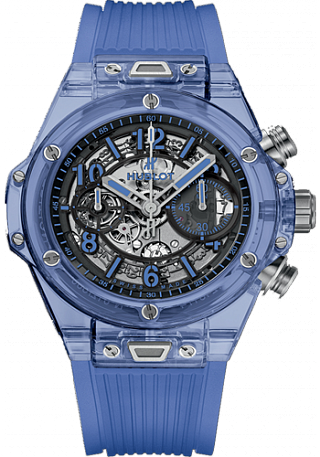 Replica Hublot Big Bang Unico Unico Blue Sapphire 45 mm 411.JL.4809.RT watch